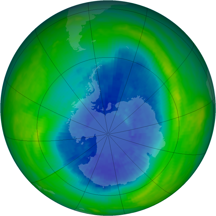 Ozone Map 1986-09-16